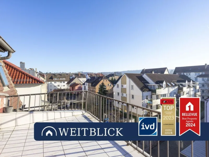 Titelbild - Wohnung kaufen in Heilbronn - WEITBLICK: Über den Dächern Heilbronns!