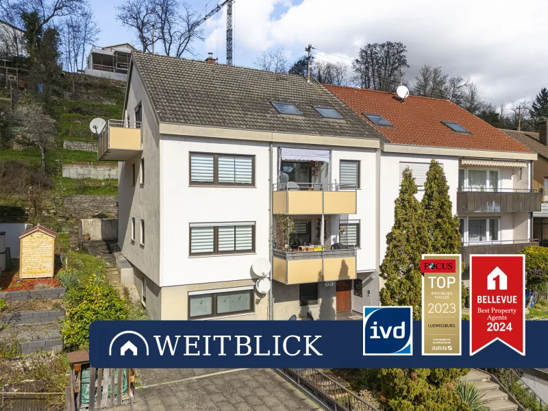 Titelbild - Haus kaufen in Remseck am Neckar - WEITBLICK: Vierfamlienhaus mit sehr guter Anbindung!