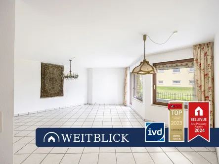 Titelbild - Wohnung kaufen in Schwieberdingen - WEITBLICK: Wohnen im Erdgeschoss!
