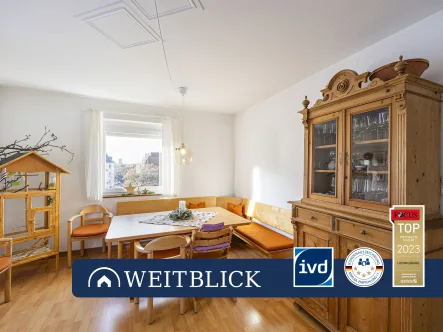 Wohnbereich - Wohnung kaufen in Ludwigsburg - WEITBLICK: Willkommen daheim!