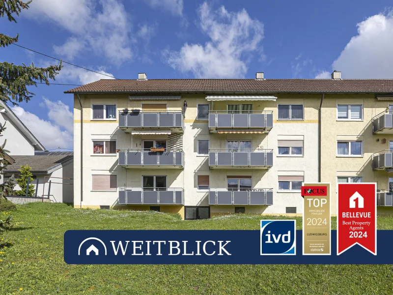 Außenansicht - Wohnung kaufen in Bad Wimpfen - WEITBLICK: Wohntraum im Kurort!
