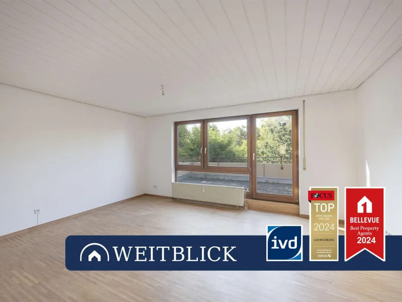 Titelbild - Wohnung kaufen in Ludwigsburg - WEITBLICK: Sonnendeck für Genießer!