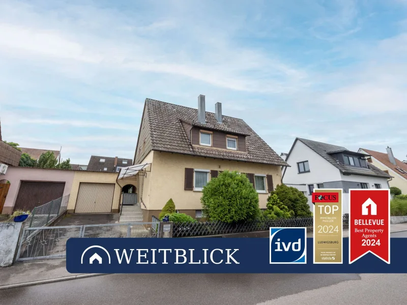 Titelbild - Haus kaufen in Bietigheim-Bissingen - WEITBLICK: Ein Zweifamilienhaus in dem Sie sich verwirklichen können!