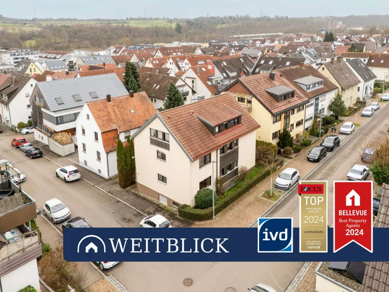 Titelbild - Haus kaufen in Remseck am Neckar - WEITBLICK: Dreifamilienhaus im Herzen von Aldingen!