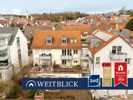 Titelbild - Wohnung kaufen in Remseck am Neckar - WEITBLICK: Stadt-Charmeur!