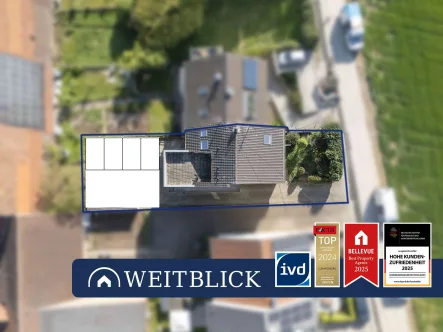 Titelbild - Garage/Stellplatz mieten in Tamm - WEITBLICK: Parkkomfort am Feldrand!