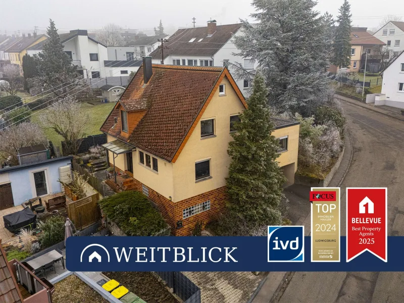 Titelbild - Haus kaufen in Remseck am Neckar - WEITBLICK: Wohtraum in Hanglage!