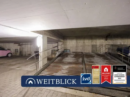 Titelbild - Garage/Stellplatz kaufen in Kornwestheim - WEITBLICK: Duplexparker!