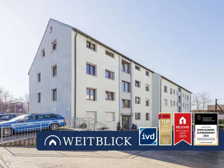 Hausansicht - Wohnung kaufen in Korntal-Münchingen - WEITBLICK: Perfekter Start ins Glück!!