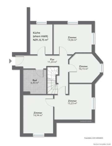 Wohnungsgrundriss Souterrain