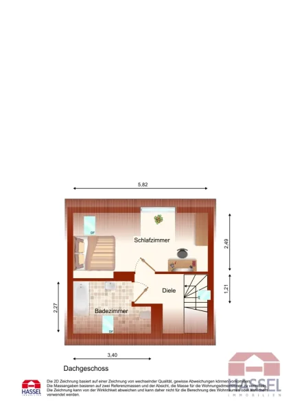 Grundriss Dachgeschoss