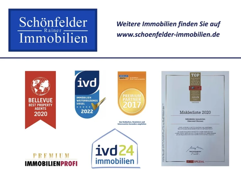 Auszeichnungen Schönfelder Immobilien 2022