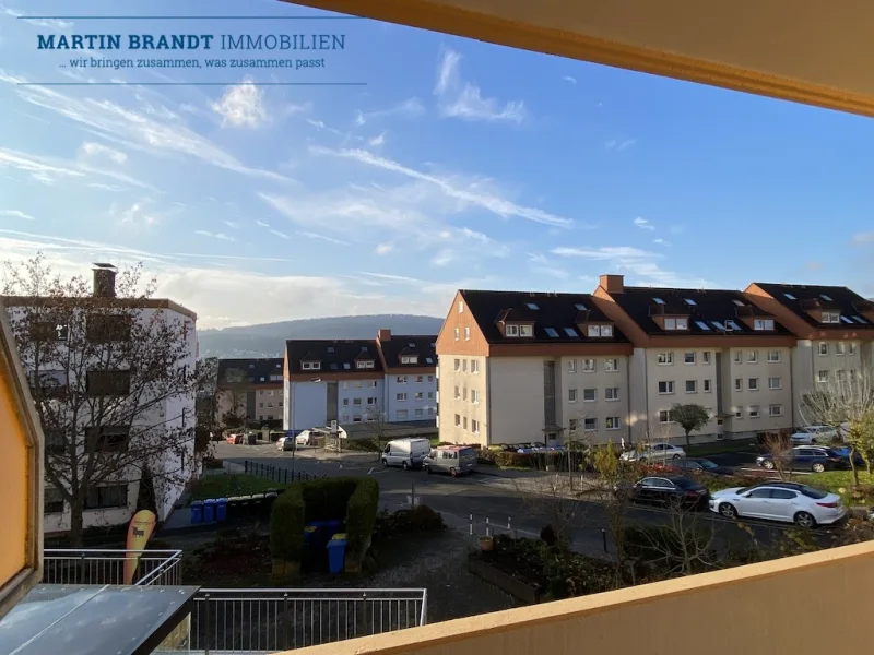 Aussicht vom Balkon