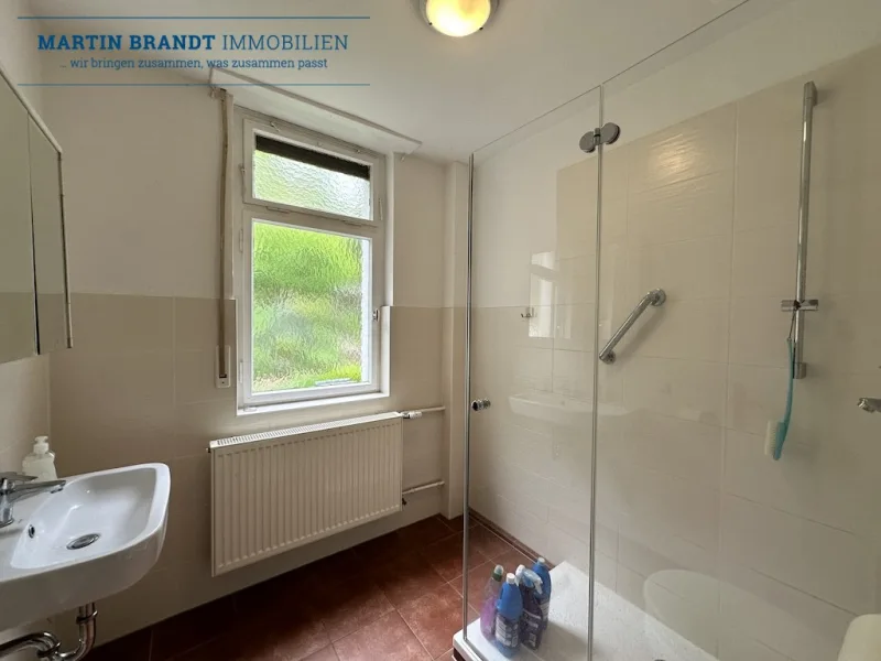 neues Duschbad im Erdgeschoss