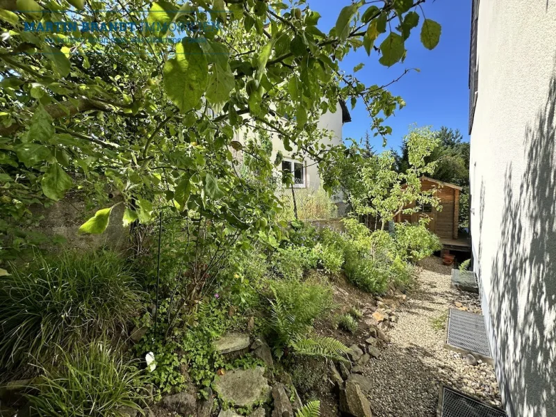 der kleine Garten am Haus