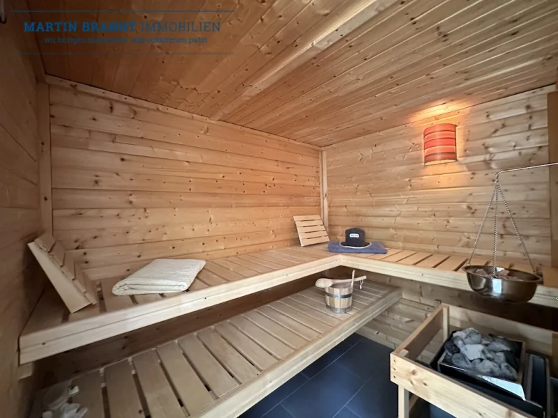 Sauna in der Einliegerwohnung