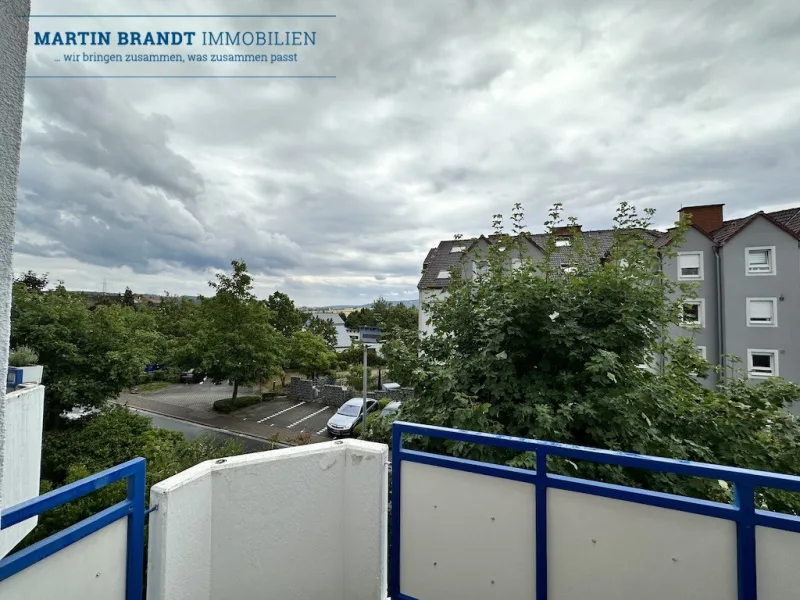 Blick vom Balkon