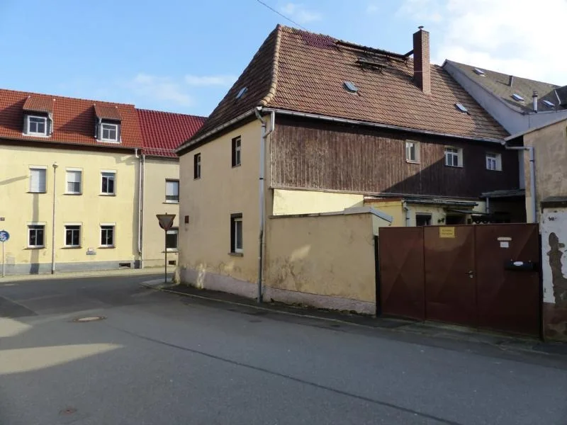 Ansicht Wohnhaus  - Haus kaufen in Dahlen - Sanierungsbedürftiges Einfamilienhaus in Dahlen - Gestalten Sie Ihr neues zu Hause!