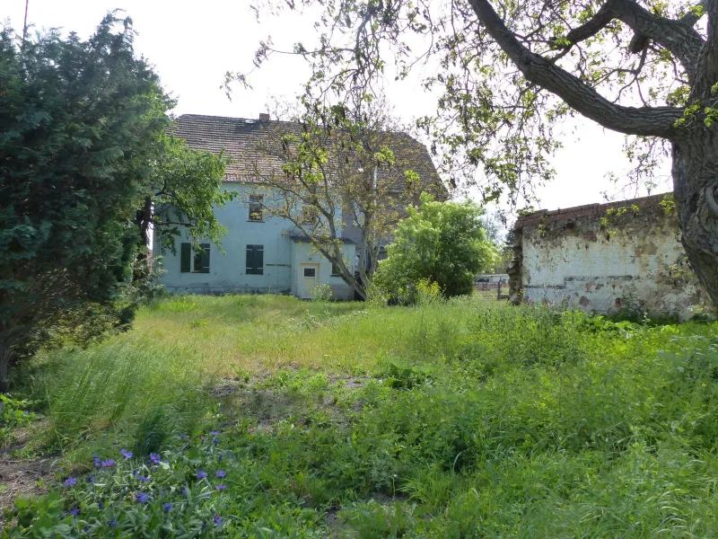 Ansicht Grundstück  - Haus kaufen in Arzberg OT Nichtewitz - Einfamilienhaus mit Garten in der Gemeinde Arzberg OT Nichtewitz zu verkaufen