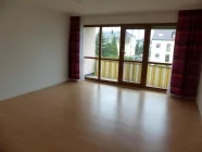 Ansicht Wohnzimmer mit Balkon