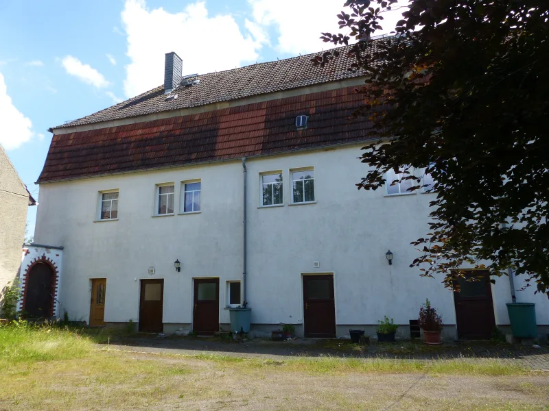 Hausansicht  - Haus kaufen in Oschatz OT Zöschau - Historischer Bauernhof mit ca. 2.185 m² Grundstück bei Oschatz zu verkaufen