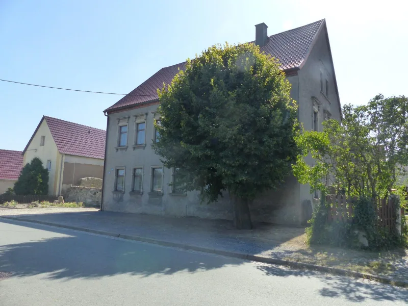 Ansicht Bauernhaus B.1 - Haus kaufen in Liebschützberg - Charmantes Dreiseitenhof-Anwesen im Ortsteil Laas der Gemeinde Liebschützberg zu Verkaufen