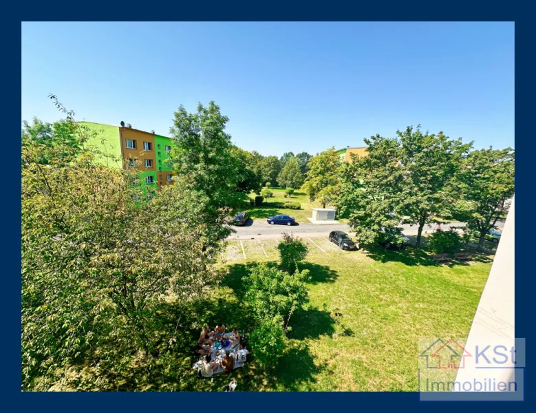 Ausblick aus der Wohnung