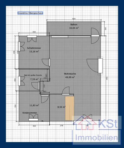 Grundriss Obergeschoss 2