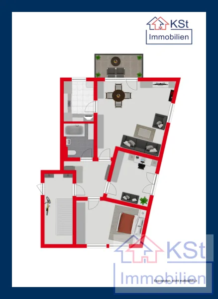 GR EG - Wohnung kaufen in Markkleeberg - Investieren Sie in Ihre Zukunft: Altersgerechte EG-Wohnung mit Balkon & Stellplatz als Kapitalanlage