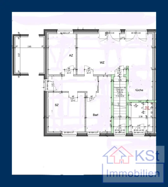  Grundriss EG - Wohnung mieten in Vreden - Stilvolle EG-Wohnung: Altersgerechtes Haus-in-Haus-Konzept mit Garten, Terrasse & gute Ausstattung