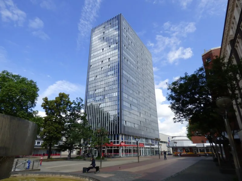 Gebäudeansicht - Büro/Praxis mieten in Duisburg - Büroräume im Ruhrtower Duisburg-City