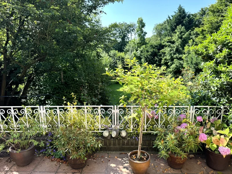 Ausblick von der Terrasse