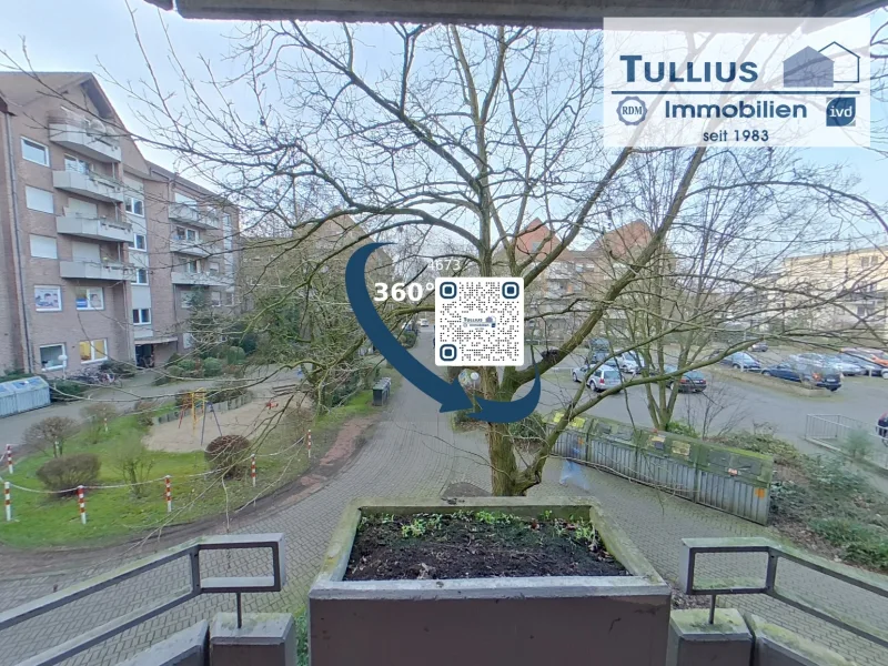 Balkon - Wohnung kaufen in Voerde - Provisionsfrei! Bezugsfreie Zweiraumwohnung mit Balkon in Voerde