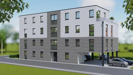 Außenansicht - Wohnung kaufen in Hameln - Ihr neues IMMOBILIEN QUARTIER: Barrierefreie & energieeffiziente KfW-40-Wohnung mit Förderung!