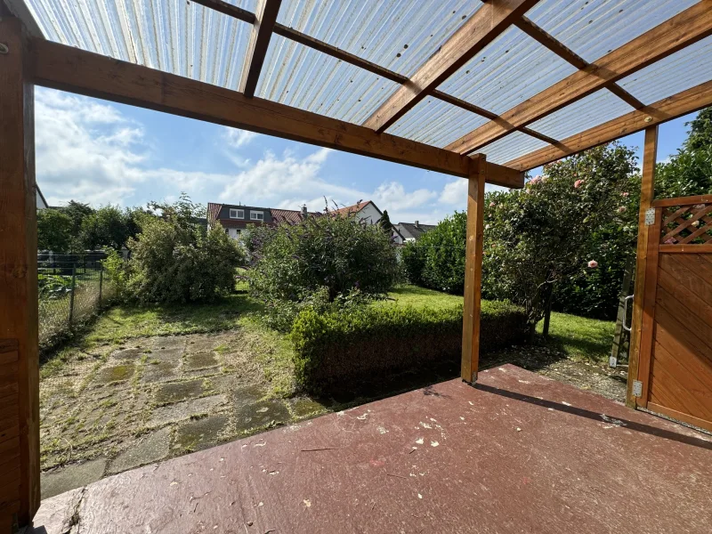 überdachte Terrasse