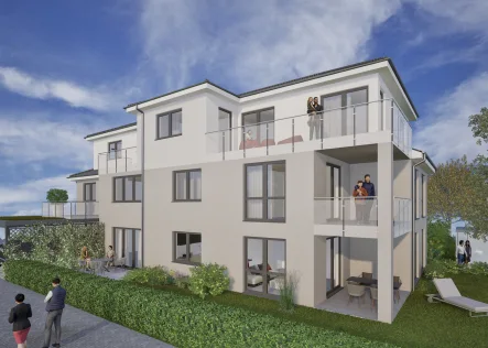 Ansicht - Wohnung kaufen in Wunstorf - Ihr neues IMMOBILIEN QUARTIER: NEUBAU! Penthouse barrierearm & energieeffizient in Wunstorf