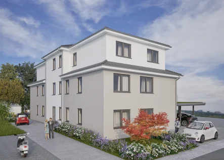 Ansicht - Wohnung kaufen in Wunstorf - Ihr neues IMMOBILIEN QUARTIER: NEUBAU!  barrierearm & energieeffizient in der Wunstorfer Kernstadt