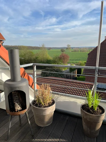 Ausblick vom Balkon