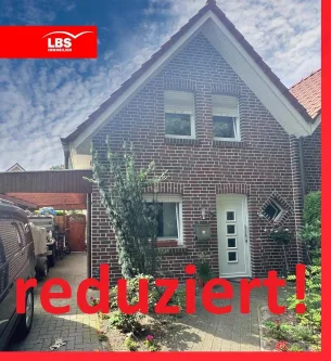 Ansicht von vorne 2 - Haus kaufen in Sögel - reduziert!   90 m² in Sögel - Ihr Wohntraum kann bald Wirklichkeit werden!