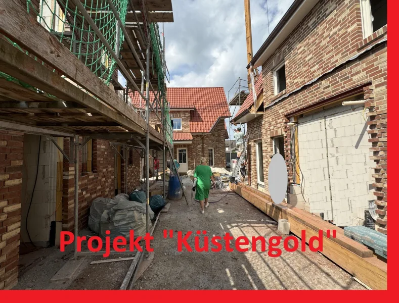 Ansicht 1 - Wohnung kaufen in Dornum - Neubauprojekt "Küstengold"  10 Neubauwohnungen nahe der Nordsee!