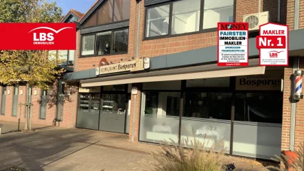 Außenfront - Gastgewerbe/Hotel kaufen in Papenburg - Restaurant Im Zentrum von Papenburg