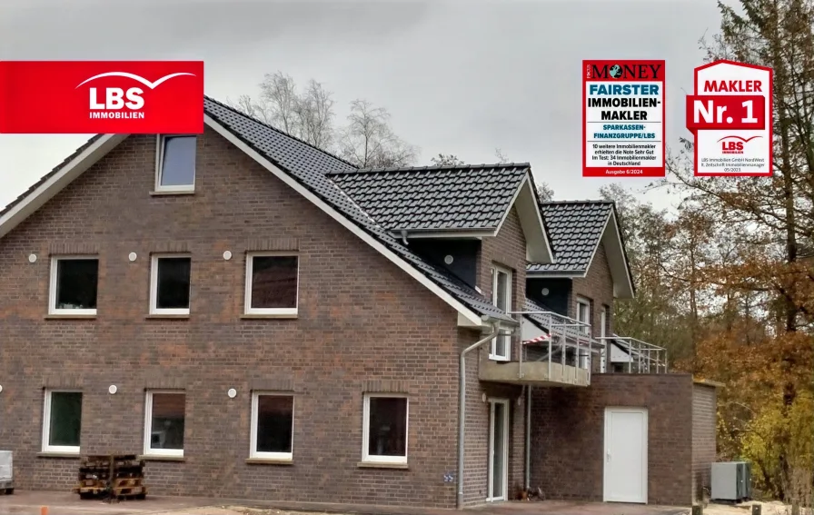 Vorderansicht  - Wohnung mieten in Papenburg - Neubauwohnung Papenburg-Vosseberg