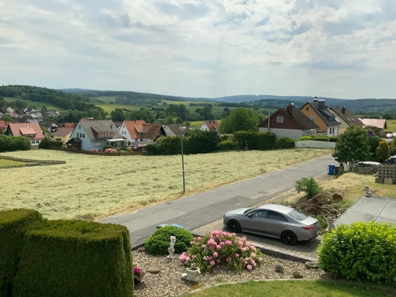 Ausblick vom Balkon