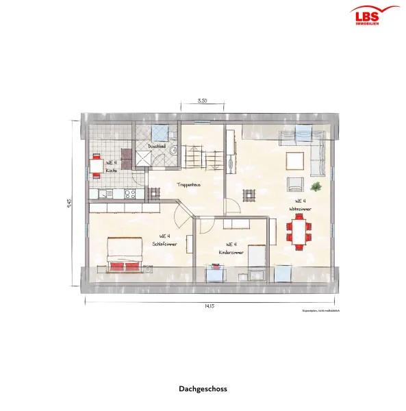 Grundriss - Dachgeschoss 