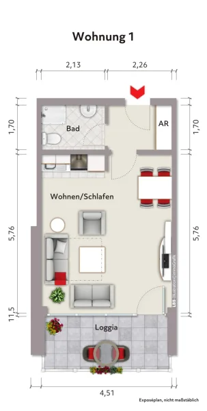 Wohnung 1a