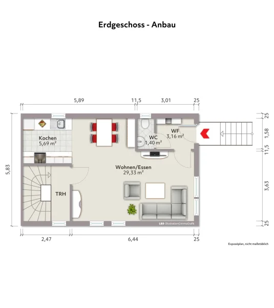 Erdgeschoss - Anbau