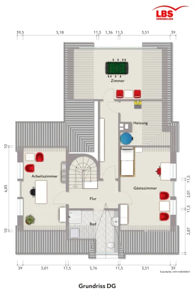 Grundriss Dachgeschoss