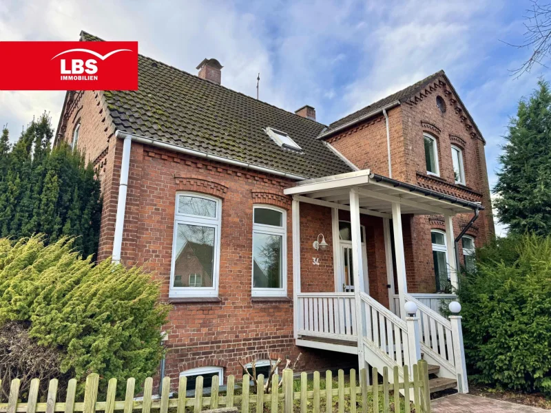 Vorderansicht - Haus kaufen in Agathenburg - Großzügiges Einfamilienhaus mit vielen Gestaltungsmöglichkeiten!