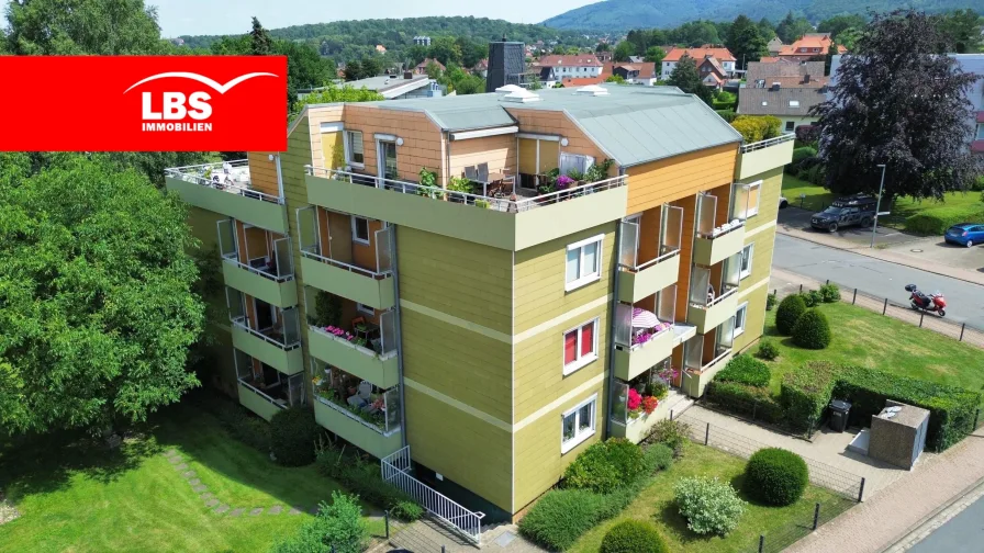 Westansicht - Wohnung kaufen in Bad Harzburg - Eigentumswohnung in direkter Nähe zum Wildgehege von Bad Harzburg!