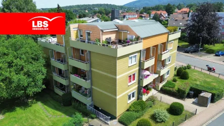 Westansicht - Wohnung kaufen in Bad Harzburg - Eigentumswohnung in direkter Nähe zum Wildgehege von Bad Harzburg!